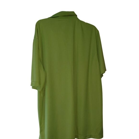 Monterey Club Men's Green Ribbed Golf Shirt - XXL - Pre-owned - Picture 2 of 3